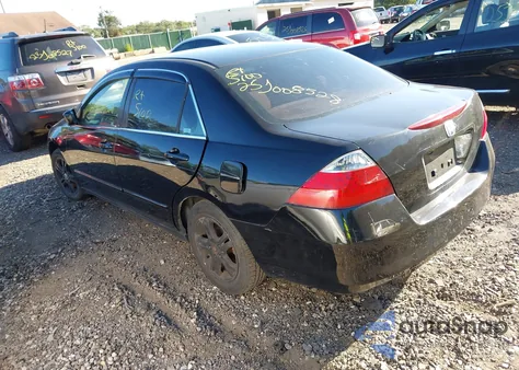 2007 Honda Accord 2.4 Se из США, поврежденный, VIN 1HGCM56367A192966